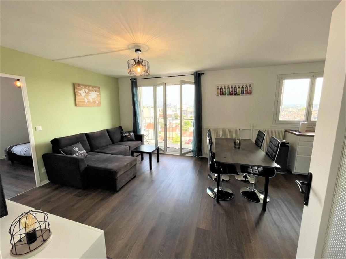 BROSSOLETTE Appartement T2 spacieux et lumineux balcon vue dégagée Reims Esterno foto